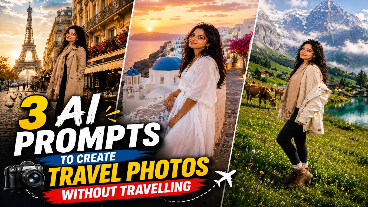 3 AI Prompts to Create Travel Photos Without Travelling