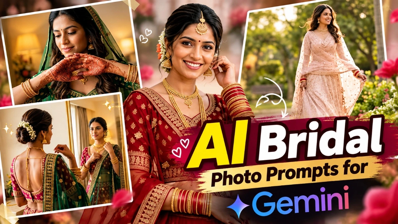 AI Bridal Photo Prompts for Gemini