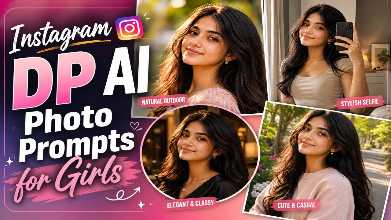 Instagram DP AI Photo Prompts for Girls