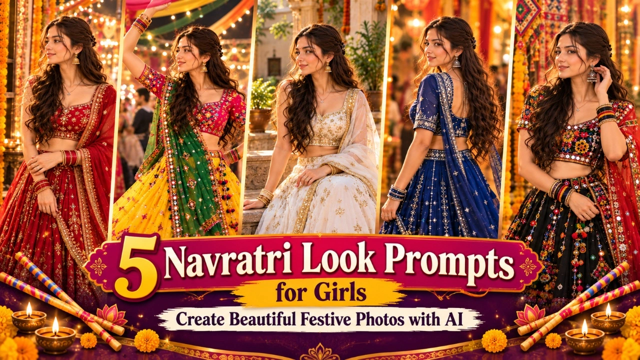 5 Navratri Look Prompts for Girls