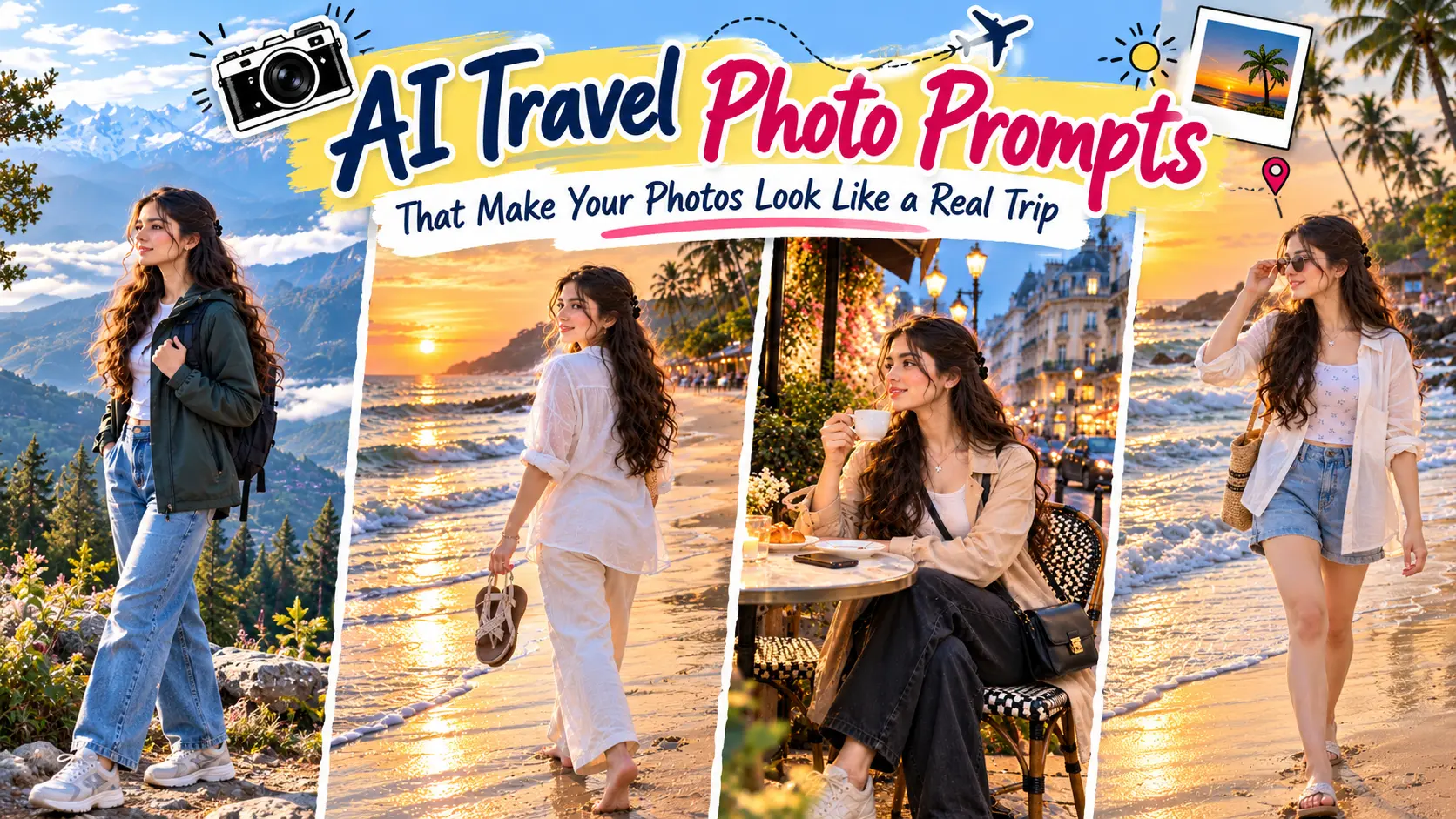 AI Travel Photo Prompts That Make Your Photos Look Like a Real Trip